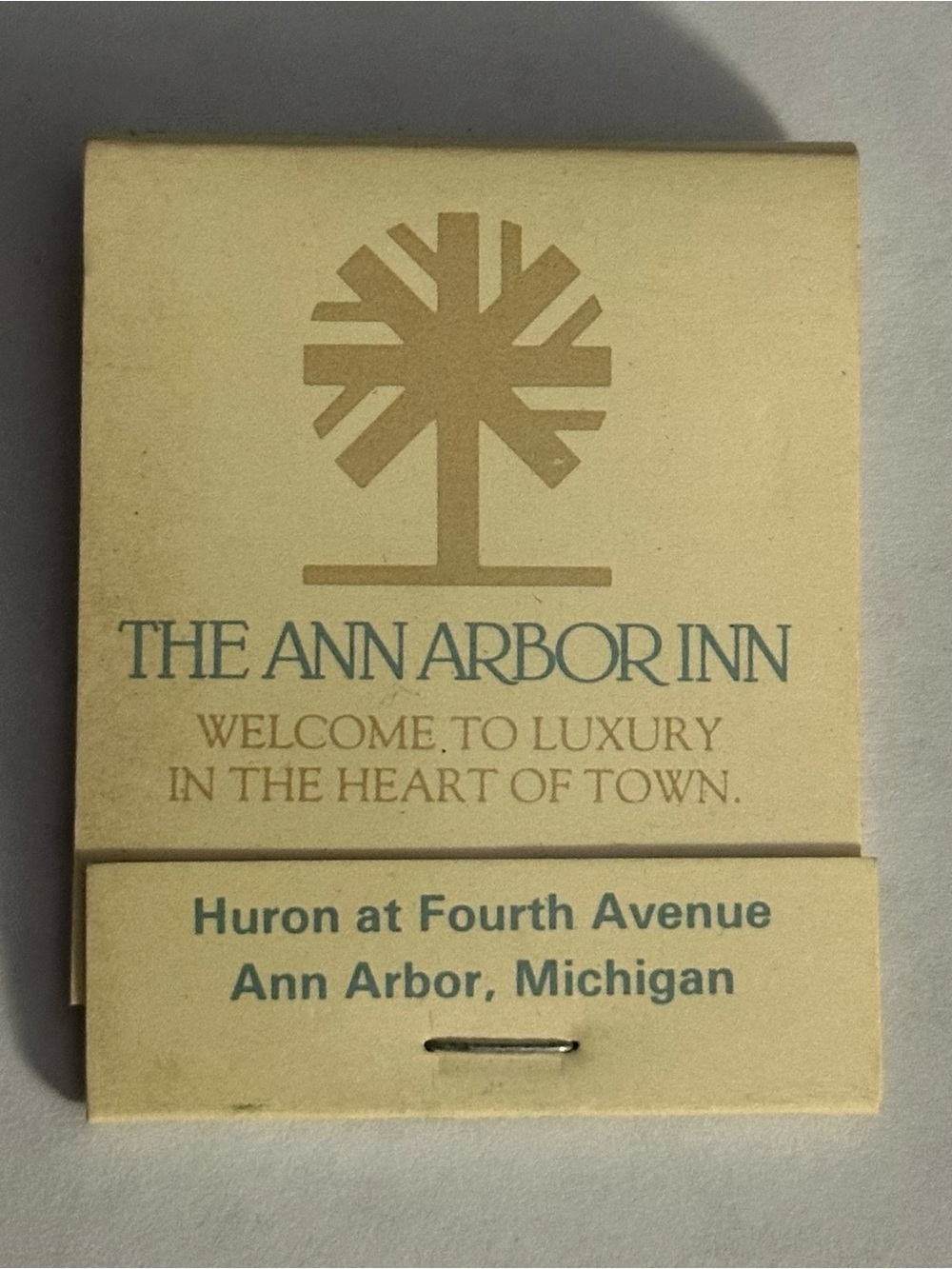 Vintage Matchbook The Ann Arbor Inn MI Michigan Matches Windows Restaurant